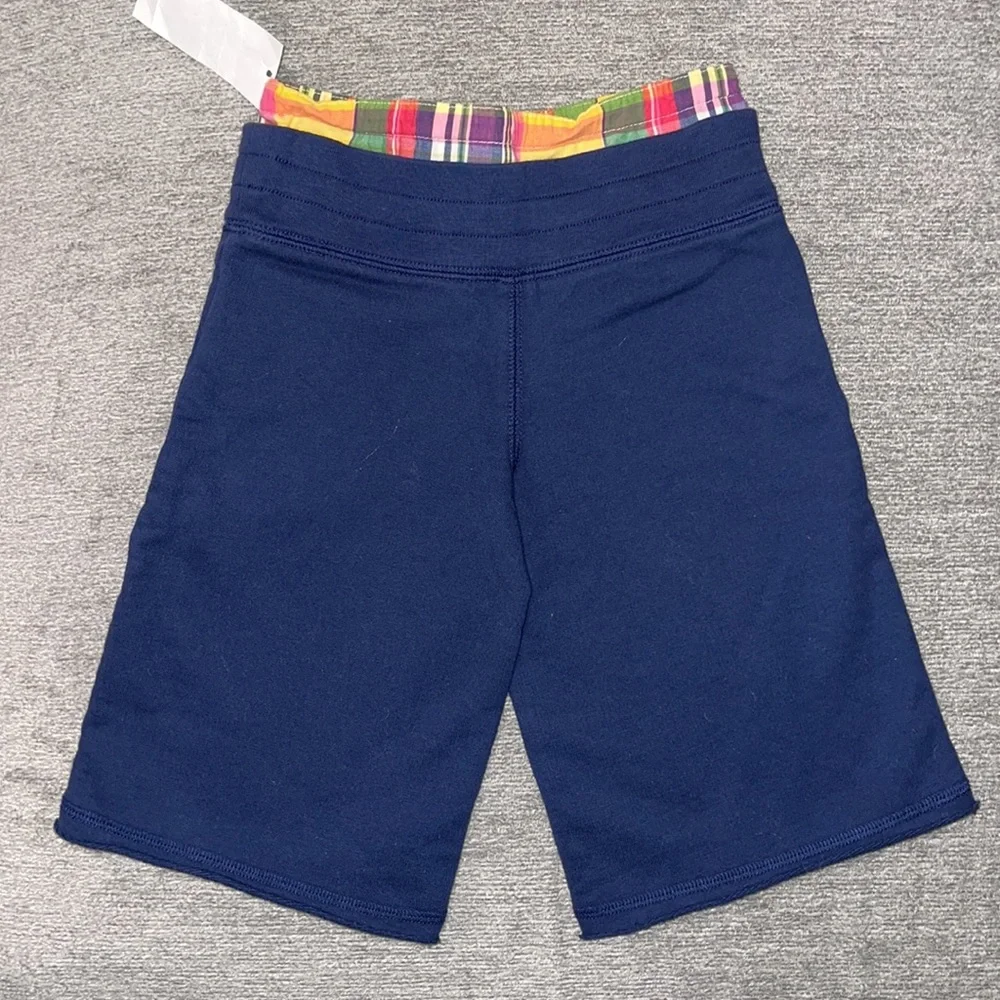 NWT Ralph Lauren Girls Navy Sweat Shorts